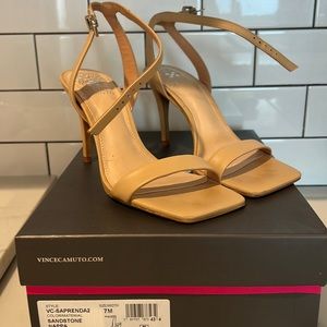 Vince Camaro tan heeled sandals 7M